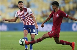 Copa America 2019: Qatar ngược dòng lấy 1 điểm trước Paraguay