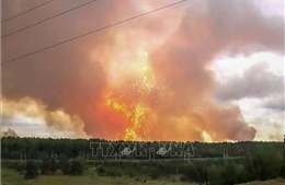 Vụ nổ kho đạn tại Nga khiến 9 người thương vong