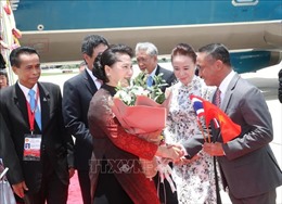 Chủ tịch Quốc hội Nguyễn Thị Kim Ngân đã đến Bangkok, Thái Lan