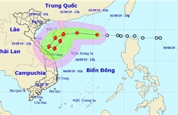 Áp thấp nhiệt đới cách quần đảo Hoàng Sa 410 km, sức gió giật cấp 9