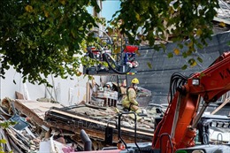 Nổ tại Bỉ phá hủy nhiều ngôi nhà