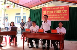 Bí thư Tỉnh ủy Quảng Ngãi đối thoại với người dân về dự án Nhà máy MD