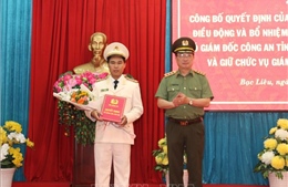 Đại tá Lê Việt Thắng được điều động làm Giám đốc Công an tỉnh Bạc Liêu
