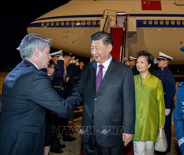 Chủ tịch Trung Quốc tới Brazil dự Hội nghị thượng đỉnh BRICS