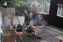 Cháy nhà trong hẻm sâu Đà Lạt nghi do quên tắt bếp gas