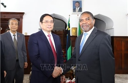 Trưởng Ban Tổ chức Trung ương Phạm Minh Chính thăm, làm việc tại Tanzania