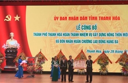 Thành phố Thanh Hóa đạt chuẩn nông thôn mới năm 2019