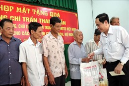 Chủ tịch Ủy ban Trung ương MTTQ Việt Nam chúc Tết, tặng quà tại tỉnh Sóc Trăng