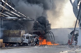 Cháy lớn trong khu công nghiệp Mỹ Phước 3