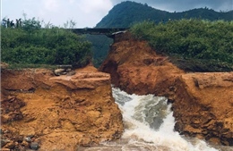 Vỡ đập Đầm Thìn, huyện Cẩm Khê: Bí thư Tỉnh ủy Phú Thọ yêu cầu xử lý khẩn cấp