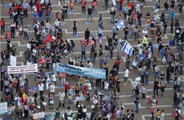 Hàng nghìn người Israel biểu tình phản đối kế hoạch sáp nhập khu Bờ Tây
