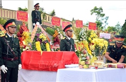 Tổ chức truy điệu và an táng hài cốt 17 liệt sỹ được tìm thấy tại huyện Phước Sơn, Quảng Nam