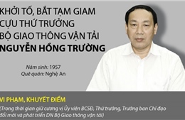 Khởi tố, bắt tạm giam cựu Thứ trưởng Bộ Giao thông Vận tải Nguyễn Hồng Trường
