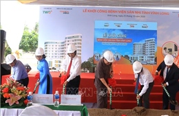 Khởi công xây dựng Bệnh viện chuyên khoa sản, nhi đầu tiên tại tỉnh Vĩnh Long