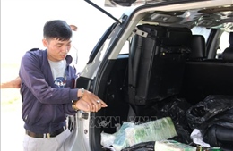 Bắt quả tang đối tượng vận chuyển 17 kg ma túy từ nước ngoài vào Việt Nam