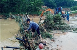 Mưa lũ gây sạt lở nghiêm trọng tại huyện Đại Từ (Thái Nguyên)