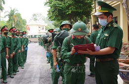 Điện Biên: Tiếp nhận 90 chiến sĩ tăng cường cho tuyến đầu chống dịch