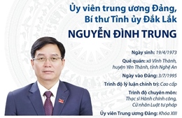 Bí thư Tỉnh ủy Đắk Lắk Nguyễn Đình Trung