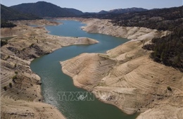 Hạn hán nghiêm trọng ở miền Tây nước Mỹ làm cạn kiệt nhiều hồ chứa nước