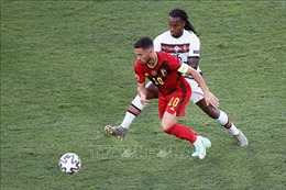 Đội tuyển Bỉ lo lắng về chấn thương của De Bruyne và Hazard
