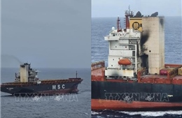 Tàu container bốc cháy trên Ấn Độ Dương, một thủy thủ mất tích
