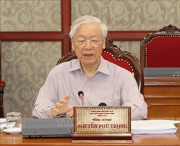 Tổng Bí thư gửi lời thăm hỏi, động viên Đảng bộ, chính quyền và nhân dân TP Hồ Chí Minh
