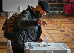 Bầu cử Duma Quốc gia Nga: Số cử tri bỏ phiếu trực tuyến ở mức rất cao