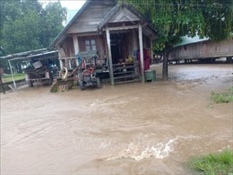 Mưa lớn gây ngập hàng trăm ngôi nhà ở Đắk Lắk