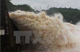 Cả 3 hồ thủy điện ở Bình Phước xả lũ, cảnh báo ngập vùng hạ du