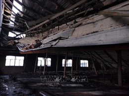Cháy xưởng gỗ tại Bình Dương khiến 3 người bị bỏng