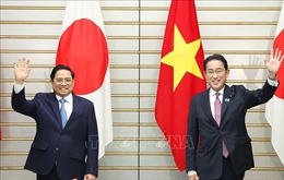 Thủ tướng Nhật Bản chủ trì lễ đón và hội đàm với Thủ tướng Phạm Minh Chính