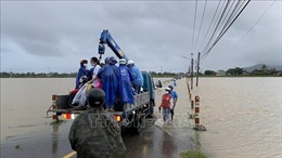 Mưa lũ gây ngập lụt một số nơi ở Phú Yên