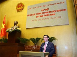 Chủ tịch Quốc hội gặp mặt các Đại sứ, Trưởng cơ quan đại diện ngoại giao Việt Nam