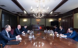 Phó Thủ tướng Lê Văn Thành hội đàm với Phó Thủ tướng Nga Dmitry Chernyshenko