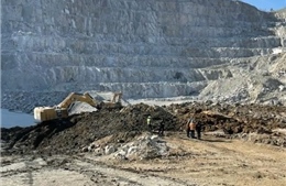 Sạt lở đất tại mỏ đá ở Hàn Quốc làm ít nhất 2 người tử vong