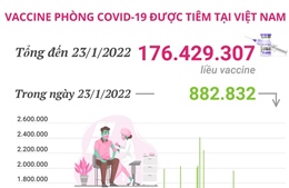 Hơn 176,4 triệu liều vaccine phòng COVID-19 đã được tiêm tại Việt Nam