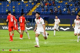 HLV Đinh Thế Nam: U23 Việt Nam may mắn hơn khi có bàn thắng sớm giải tỏa tâm lý