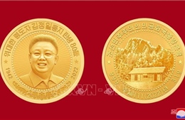 Triều Tiên phát hành đồng tiền xu kỷ niệm sinh nhật cố lãnh tụ Kim Jong-il