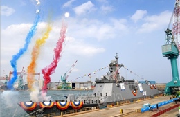 Hàn Quốc hạ thủy tàu khu trục có khả năng chống ngầm tăng cường