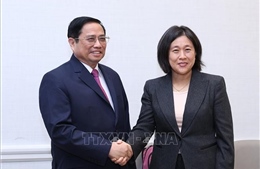 Thủ tướng Chính phủ Phạm Minh Chính tiếp Đại diện Thương mại Hoa Kỳ