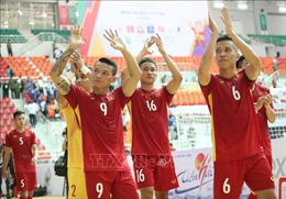 Futsal nam Việt Nam bị đối thủ Indonesia cầm hòa đáng tiếc