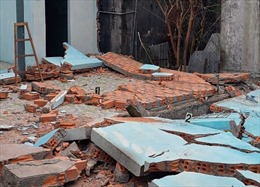 Sập tường nhà ở Phú Yên khiến 2 người tử vong