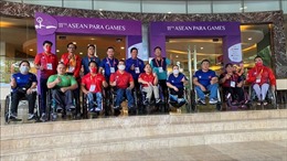 Thăm, động viên các vận động viên Việt Nam tham dự ASEAN Para Games 2022