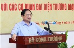 Thủ tướng chủ trì Hội nghị trực tuyến với các cơ quan đại diện thương mại Việt Nam ở nước ngoài