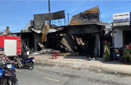 Cháy cửa hàng điện gia dụng ở Cần Thơ làm hai trẻ em tử vong