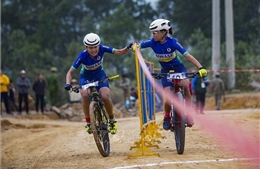 Đại hội Thể thao toàn quốc 2022: Sôi nổi đua xe đạp băng đồng tiếp sức