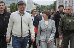 Ngoại trưởng Pháp đến thành phố Odessa của Ukraine