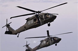 Hai trực thăng Mỹ bị rơi trong lúc bay huấn luyện
