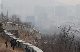 Nồng độ bụi mịn tại Hàn Quốc tăng cao do bão cát ở Trung Quốc