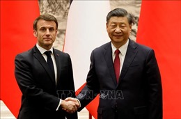 Chủ tịch Trung Quốc hội đàm với Tổng thống Pháp